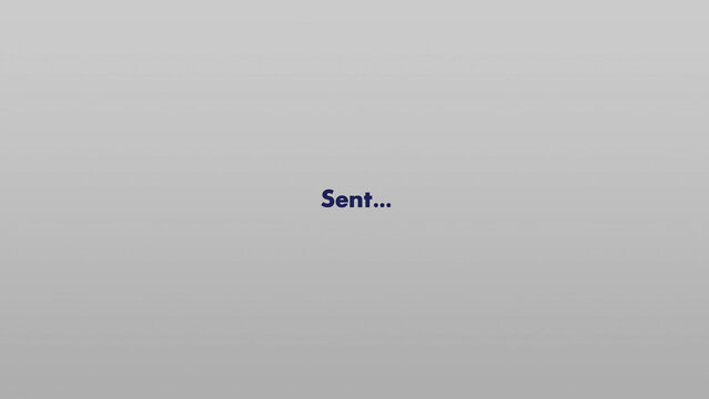 Mail Sending 3D Animation V10 ( 3D Illustration )