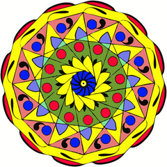 Geometric mandala - spiral
