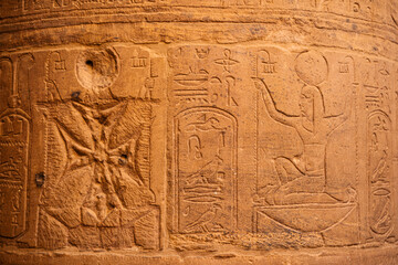 Fototapeta premium Christianity Overtook Egyptian Religion, Philae Temple, Aswan Egypt