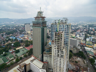 Fototapeta premium Cebu City Cityscape. Province of the Philippines located in the Central Visayas