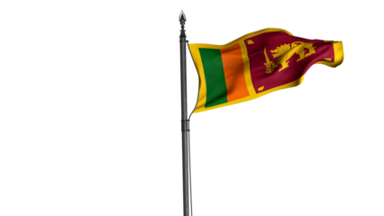Sri Lanka, Democratic Socialist Republic of Sri Lanka, Country Flag