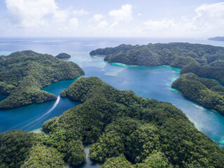 Koror Island in Palau. Archipelago, part of Micronesia Region