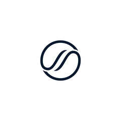 the beautiful letter SS infinity monogram in incredibly luxury and classy style, elegant circular letter S and S logo template for a high-end brand personality
