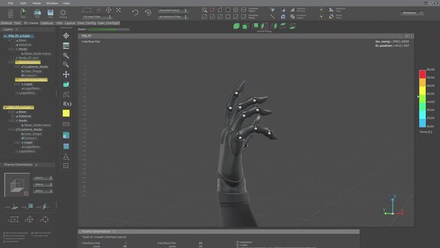 Constructing the futuristic hand using the technical hydraulics innovation system. Technical hydraulics innovation used in the black arm prototype. Technical hydraulics innovation produce prosthetics.