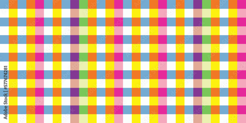 Poster color fabric plaid. vector seamless pattern, for print and surface design.