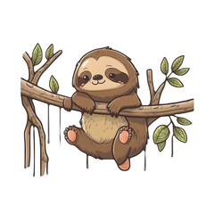Sloth Life! Add some chill vibes to your home with this cute illustration