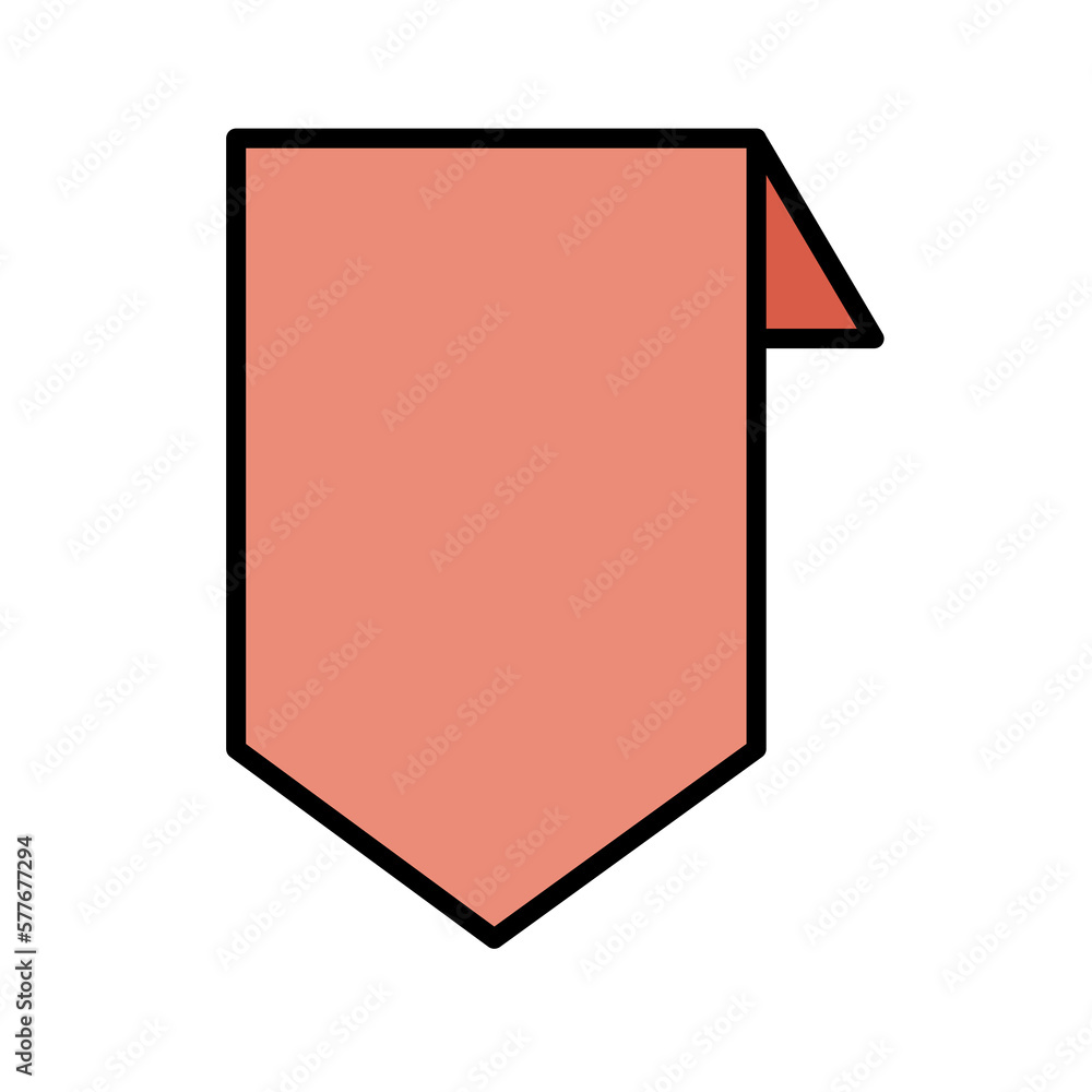 Poster Bookmark icon design for web interfaces and applications