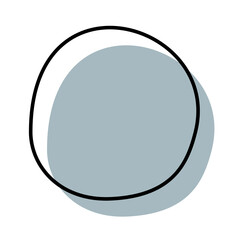 round illustration element
