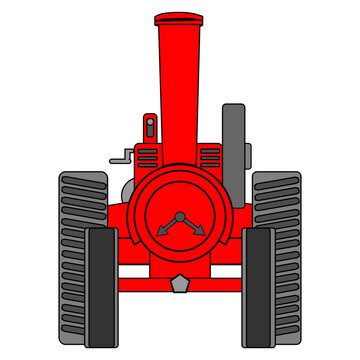 Red Tractor Engine