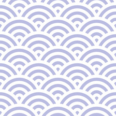 Seamless pattenr with white and purple japanese design