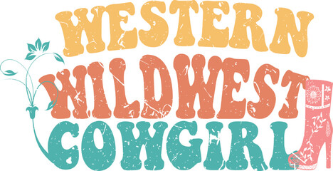 Western Wildwest Cowgirl Design 