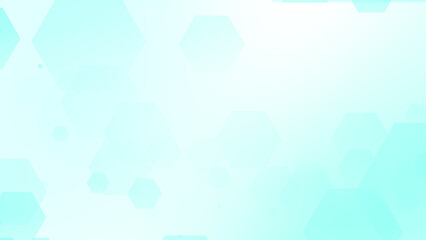 Abstract hexagon cross geometric white blue pattern medical background.