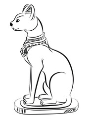 Egyptian goddess, ancient goddess portrait, Egypt Mythology character