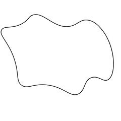 Vector Abstract Shape Lineart