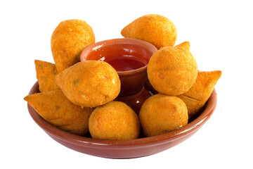 Portion of Brazilian Coxinha