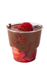 Chocolate Dessert with Strawberries