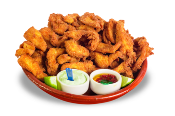 Porção de Peixe, fundo transparente