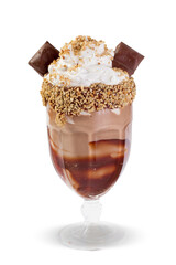 Delicious Cup of Ice Cream Stuffed and Decorated