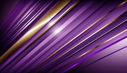 Obraz na płótnie Canvas a purple and gold abstract background with a diagonal design in the center. generative ai