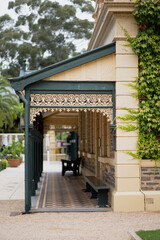 entrance to victorian house verandah 