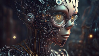 Futuristic artificial intelligence - generative ai