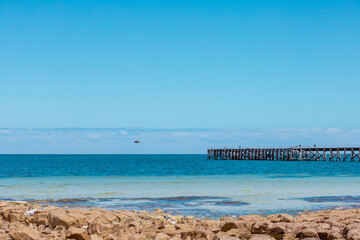 pier in the ocean