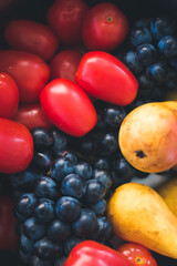 Frutas orgânicas coloridas 
