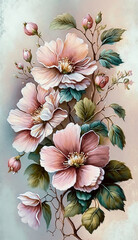 Vibrant Floral Background Texture | AI Generated