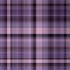 Traditional checkered seamless pattern for textile, tablecloth, wallpaper. Violet gingham  illustration.