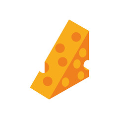 Cheese PNG image icon with transparent background