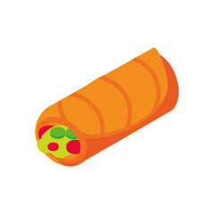 Taco PNG image icon with transparent background