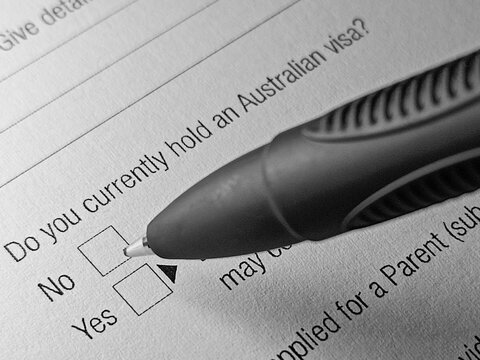 Australian visa application 