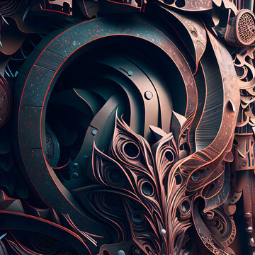 Chaotic spiral