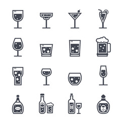 Alcohol Beverage filled icon.