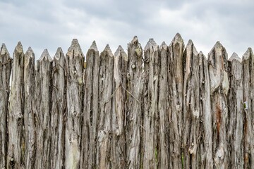 stockade, wood, texture, fence, nature, old, wall, wooden, tree, abstract, brown, pattern, bark, weathered, sky, landscape, rough, textured, trees, plank, blue, forest, natural