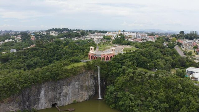 Aerial view of Tangu&aacute; Park Curitiba South Brazil