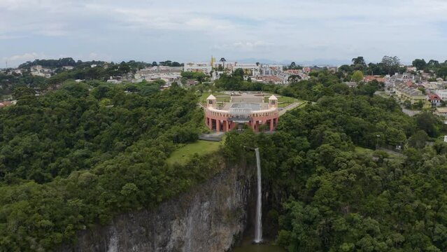 Aerial view of Tangu&aacute; Park Curitiba South Brazil