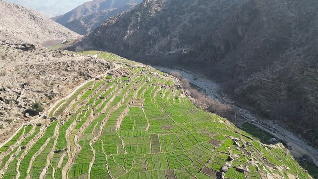 Village of Nurigram in nuristan of Afghanistan, Nuristan Villages