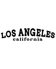 Los Angeles svg design