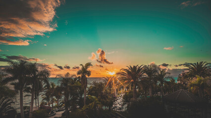 tenerife coucher de soleil © Fourcade.N