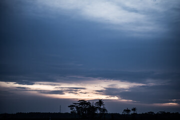 Obraz premium time lapse sunset