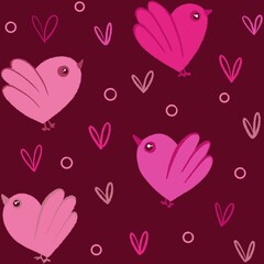 Simple patterns in pink colors