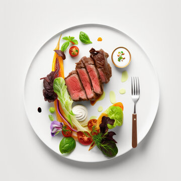professional food photography plate
