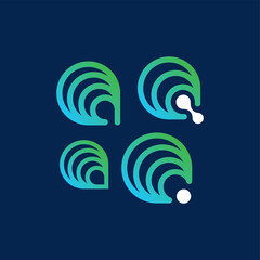 abstract logo design inspiration vector