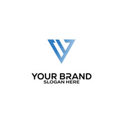 Letter W Logo Design Vector Illustration Design Editable Resizable EPS 10