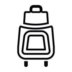 Baggage line icon
