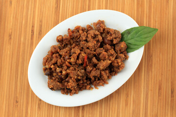 Sambal or Sambel Oncom, Spicy Chilli Sauce