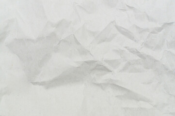 Wrinkled or crumpled white stencil paper or tissue after use in toilet or restroom with large copy...