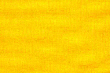 Yellow fabric texture, close up. Textile background.	