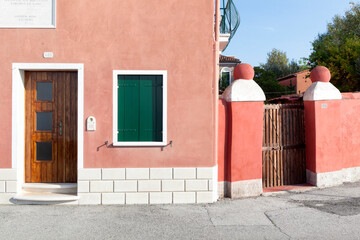 Fototapeta premium Pellestrina, Venezia. Tipica architettura di casa